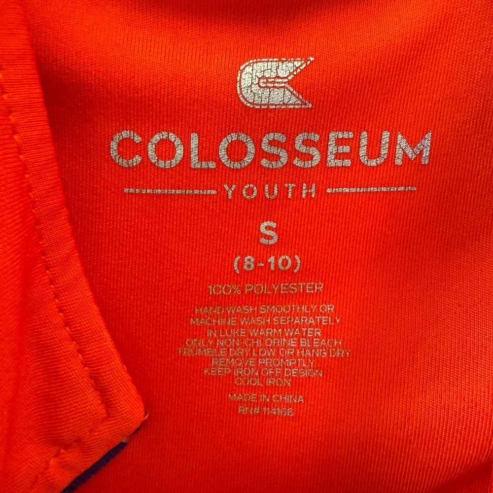 Boys Clemson Tigers Quarter-Zip Pullover | Size Small - Picture 2 of 5